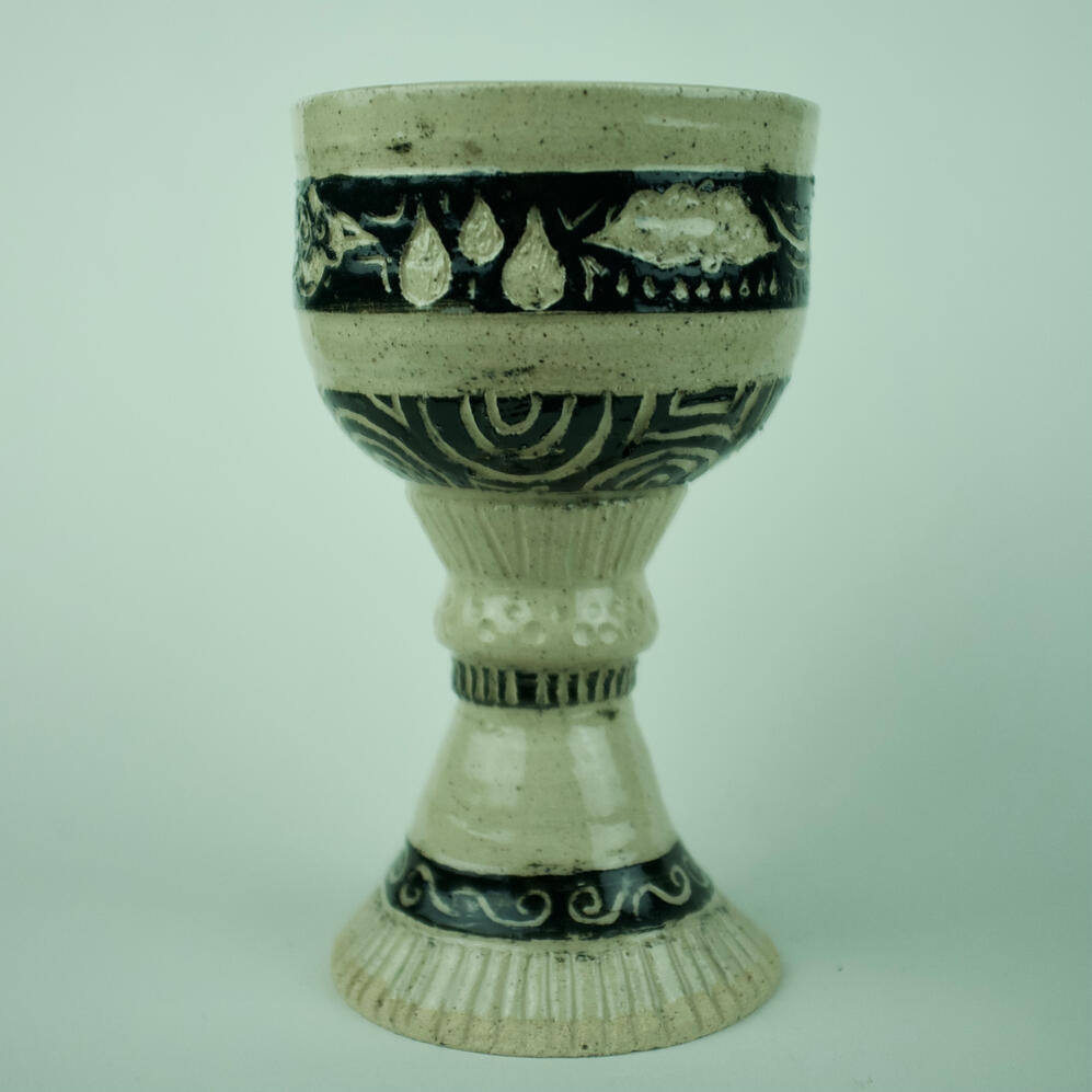 goblet / earthstoneware