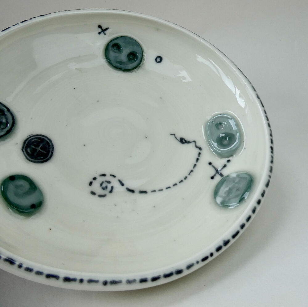 porcelain button bowls